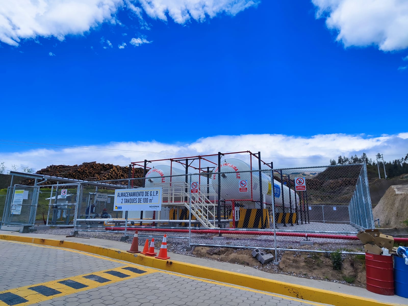 Estación de almacenamiento de GLP para Novopan